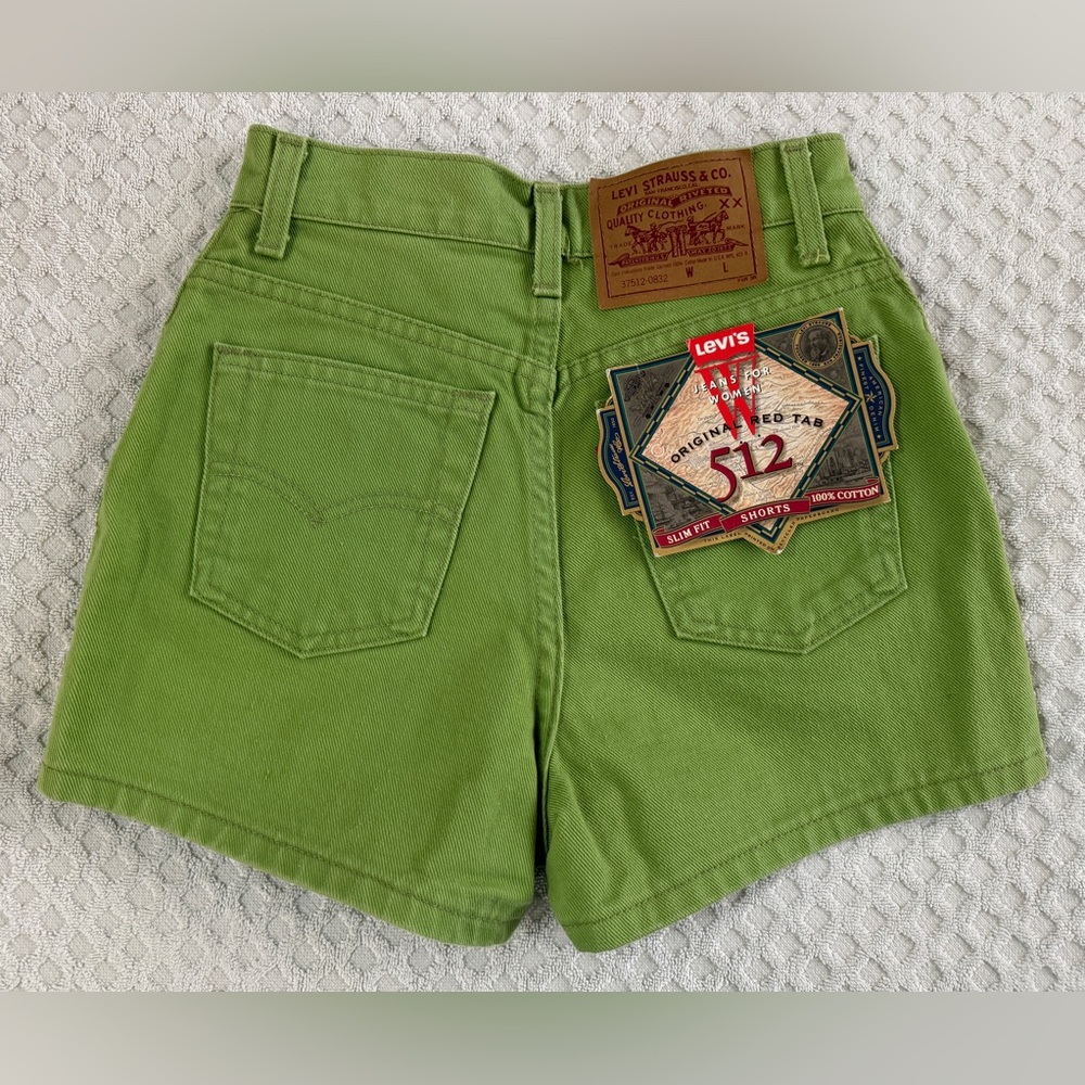 Levi's Green Jean Shorts